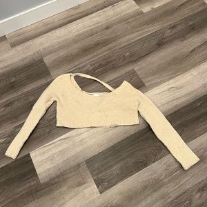 Off the shoulder crop top